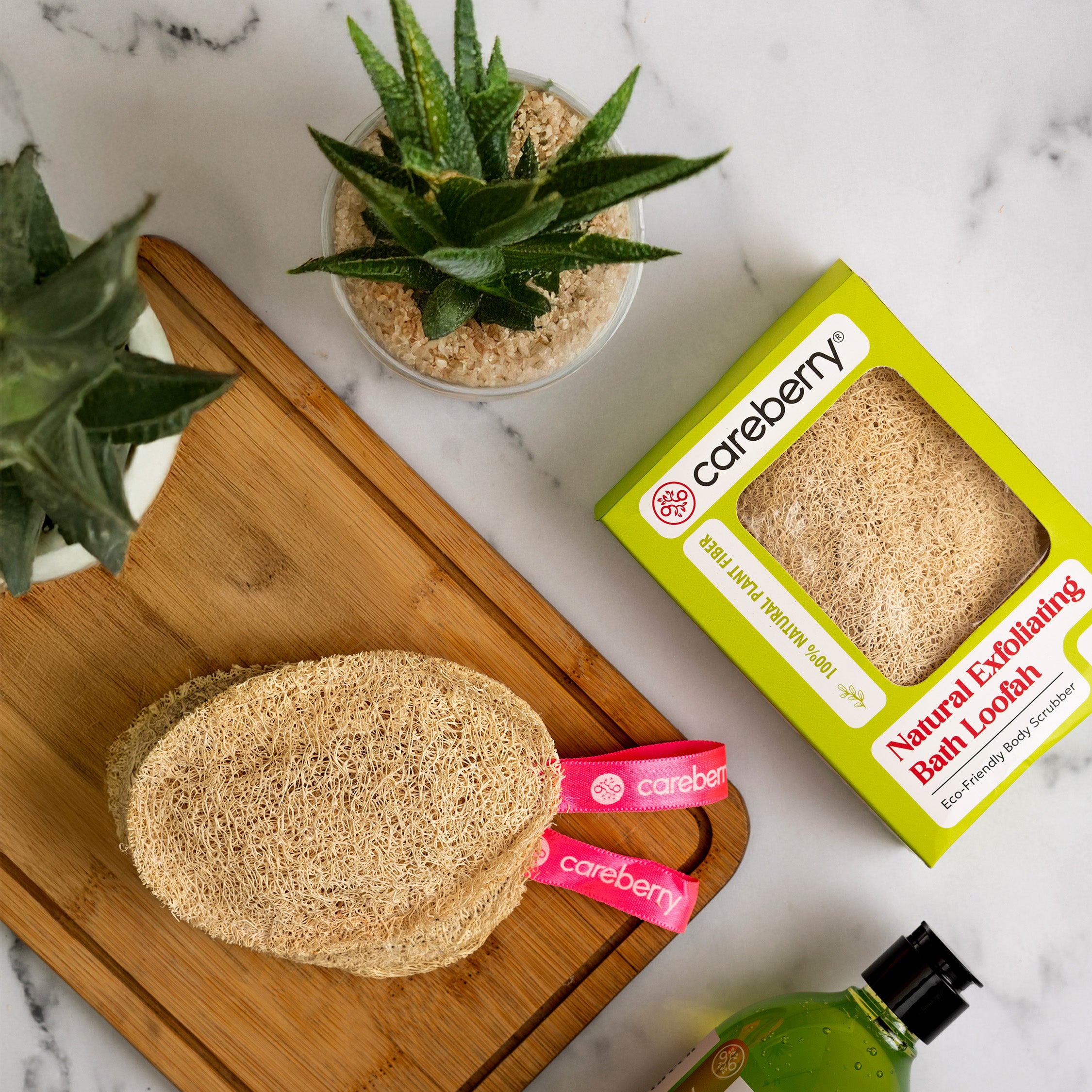 Natural Exfoliating Loofah Pack of 1 (Travel Friendly)