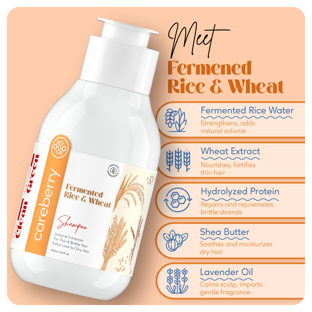 Fermented Rice & Wheat Volumizing Shampoo 100ml (Travel Size)