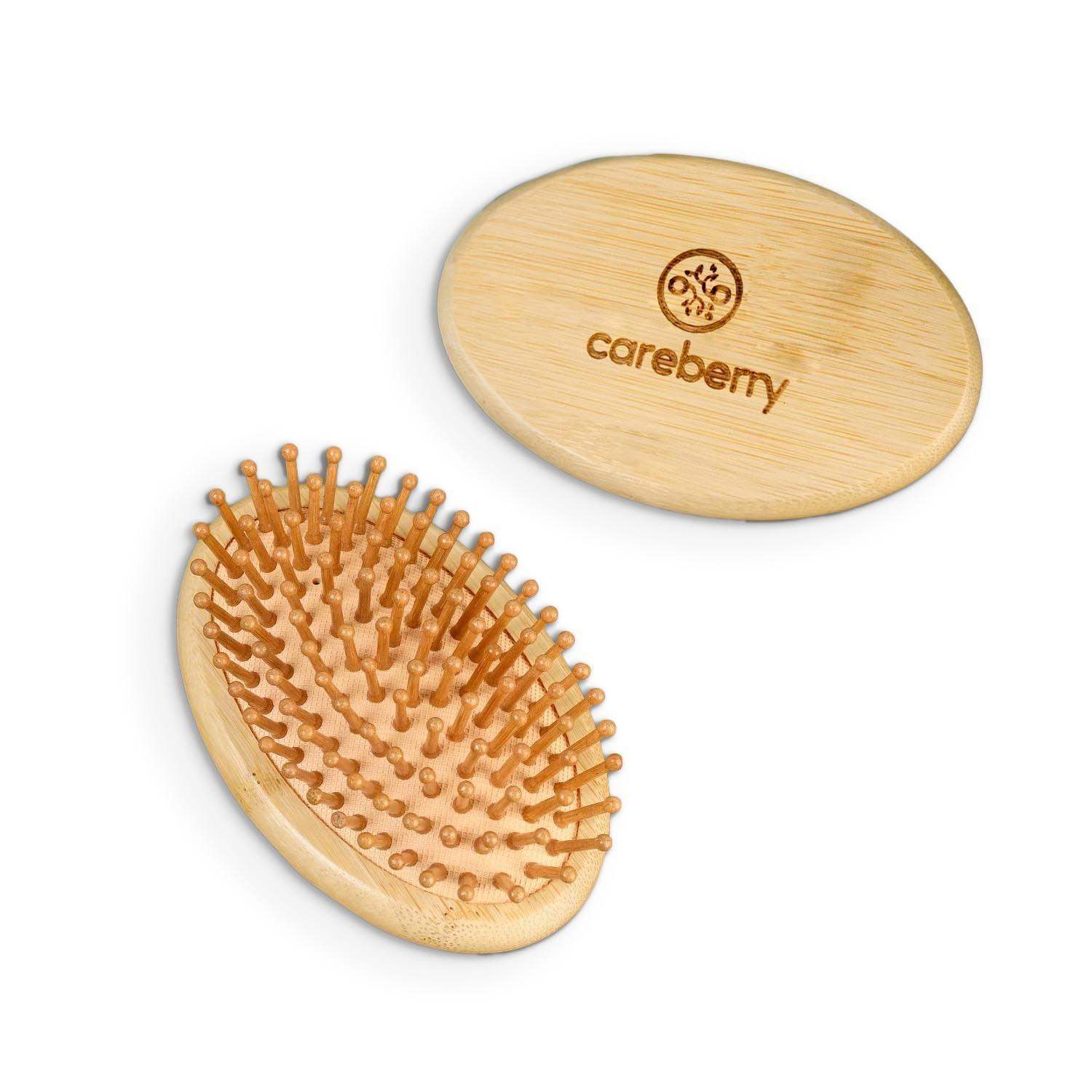 Bamboo Bliss Mini Hairbrush - Careberry