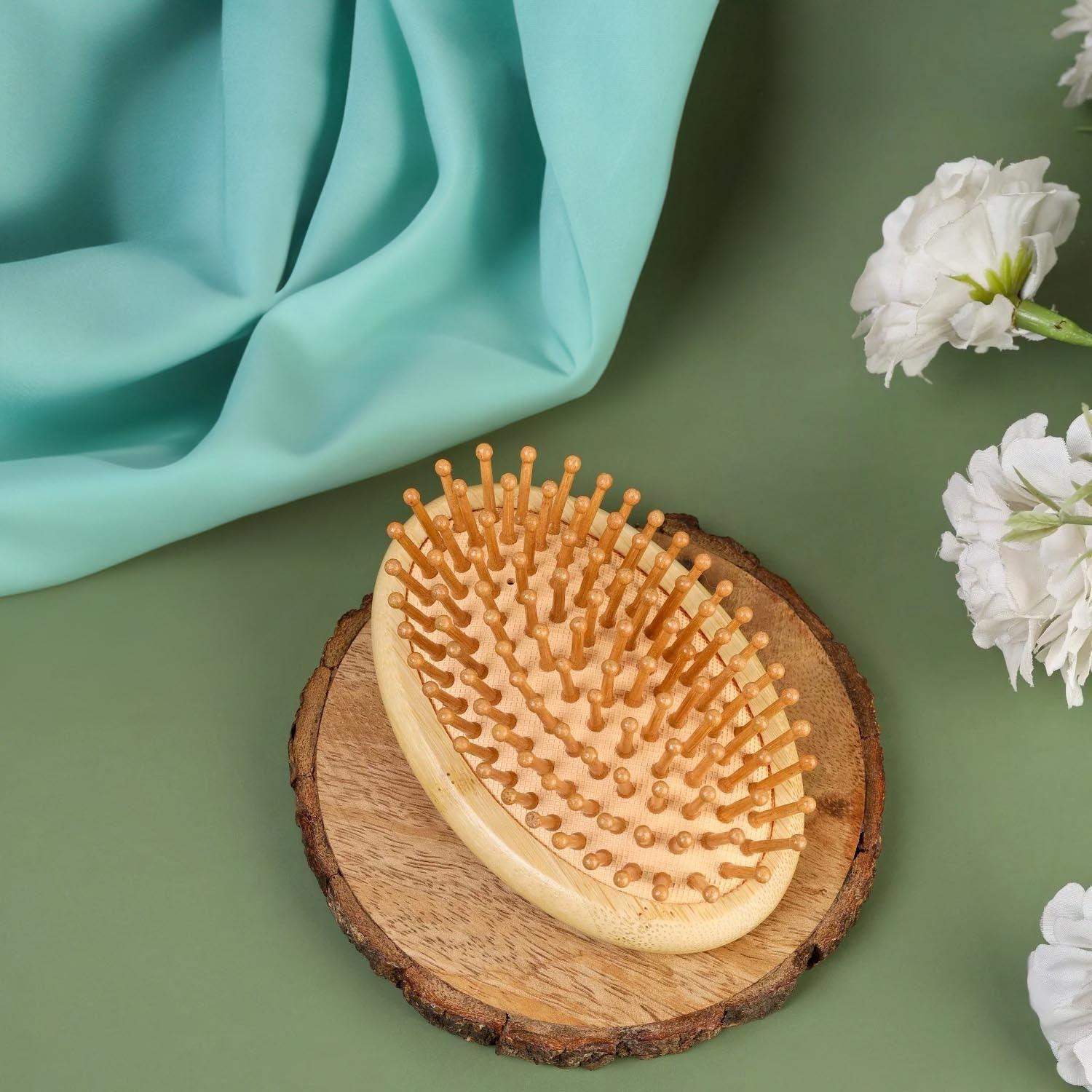 Bamboo Bliss Mini Hairbrush - Careberry