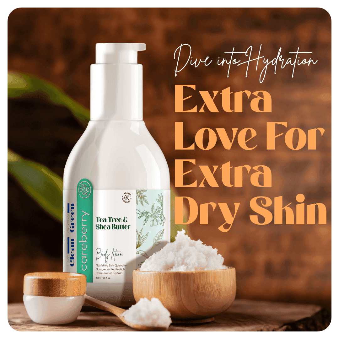 tea tree & shea butter body lotion